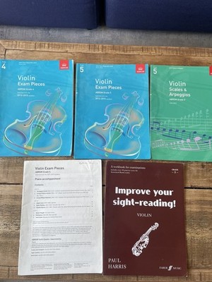 ABRSM Grades 4 & 5 Violin Exam papers, Grade 5 Scales & sight reading Bundle