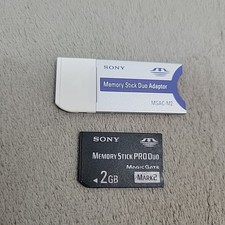Sony 2GB Memory Stick PRO Duo + Adapter MSAC-...
