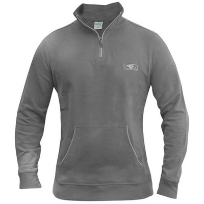 Bad Boy Quarter Zip Pullover - XL - Gray