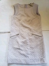 J. Crew Jacquard Shift Dress Lavender Purple Sleeveless Crew Neck Women Size XS