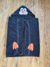 Tubby Towels Penguin Hooded Bath/beach Towel