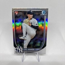 2025 Bowman Chrome Will Warren Red Rookie Redemption Refractor #79