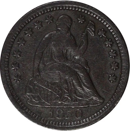 1850-O Seated Liberty Half Dime - Looks VF Details