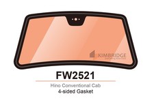 Hino Conventional Cab Front Windshield Gasket Heavy Duty WBL F2521