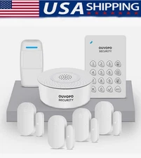7pcs Wireless Alarm Security System Smart Home Burglar Alarm Motion Detector US
