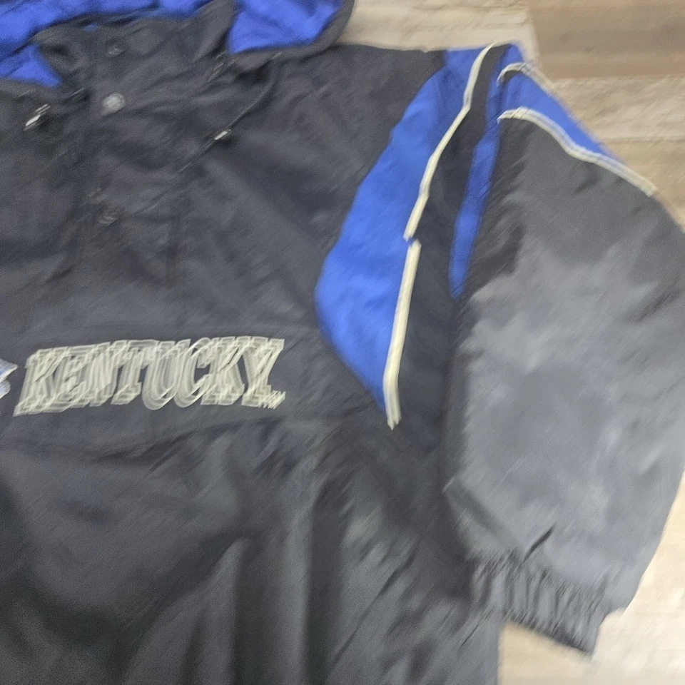 Kentucky Wildcats Jacket Mens Medium Anorak NCAA Basketball Starter  - Image 3 of 4