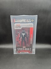MARVEL LEGENDS GAMEVERSE SPIDER-MAN 2 PETER PARKER BLACK SUIT AFA U9.8 MINT