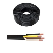 (2,60 EUR/m) Fahrzeugleitung Anh&auml;nger 4 x 1,00 mm&sup2; FLRYy Rund Kabel 10 m 4 po