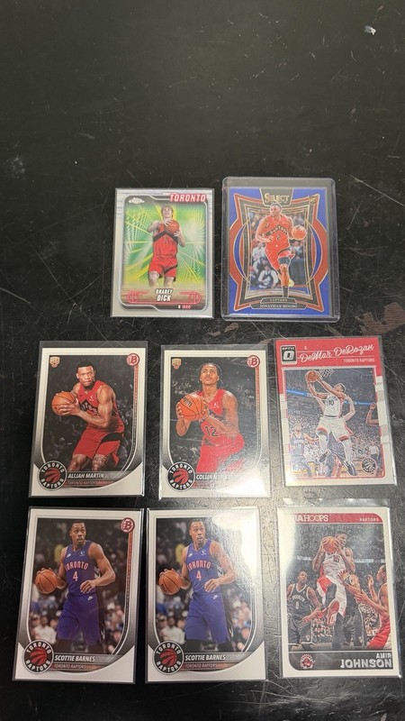 Panini 2024-25 Select/Optic/Hoops 7-Card Lot Raptors RC Rookie #444 #6