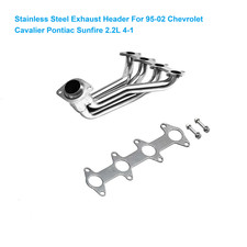 Stainless Steel Exhaust Header For 95-02 Chevrolet Cavalier Pontiac Sunfire 2.2l