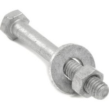 Industrial Steel Sign Post Hardware  Industrial 954256 707022344074 Silver