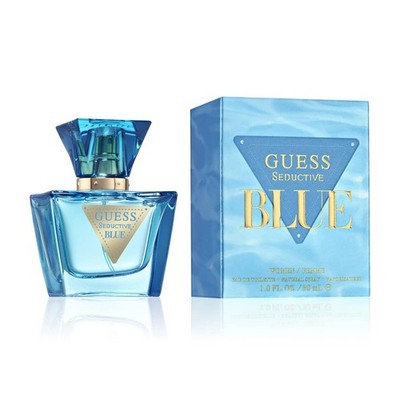 GUESS Seductive Blue Women/Femme Eau De Toilette Perfume Spray for Women, 1.0 Fl