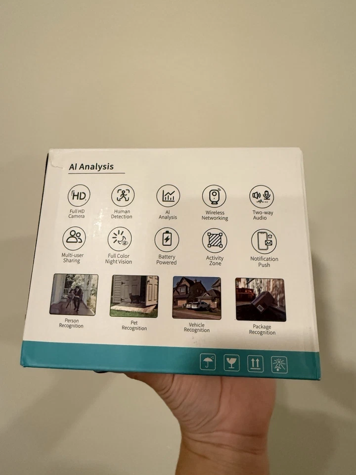 Smart Cam Battery Indoor/Outdoor Wireless Compatible Alexa, 2-Pack - Image 3 of 3