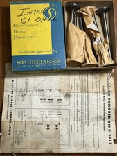1552347 Vintage Studebaker Valve Set Of 6 Valves Intake Nos Champion 1961-1964 1552347 Vintage Studebaker Valve Set Of 6 Valves Intake Nos Champion 1961-1964