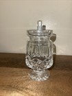 Marked Waterford Crystal Condiment Jam Honey Marmalade Footed Jar Lismore W. Lid — photo 4