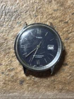 1974 TIMEX 46551-03274 Automatic Watch, Roman Numerals, Blue Dial, Runs
