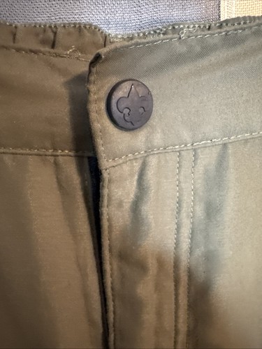 BSA Boy Scouts Cargo Pants Men’s Medium Green Convertible Switchback 5411 - Picture 4 of 10