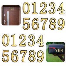 3D Mailbox Numbers Stickers 2 Inch 0-9 House Numbers Self Adhesive 20 PCS