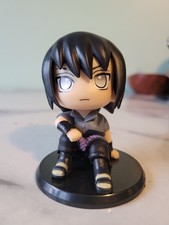 Sasuke Uchiha Chibi Figurine From Naruto Anime 2"