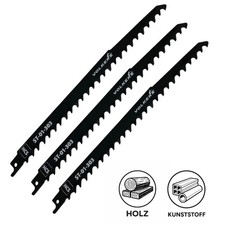 3 St&uuml;ck S&auml;bels&auml;geblatt 240 / 8 mm HCS S&auml;bels&auml;geblatt f&uuml;r PVC Gr&uuml;nholz Holz