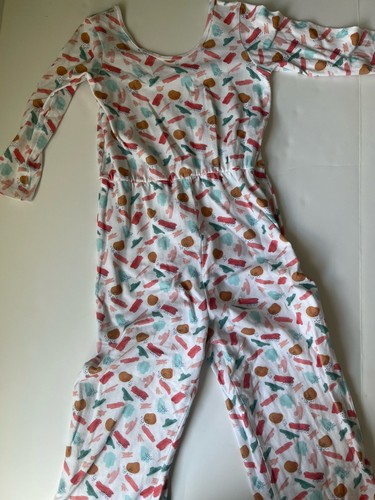 Alice & Ames Retro Shapes Jumpsuit Long Sleeve Size 10 Romper Girls