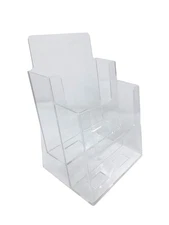 Dazzling Displays 2-Tier 6 x 9 Half-Page Brochure Holder