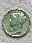 1936 S Mercury silver dime a very fine coin . plus a surprise