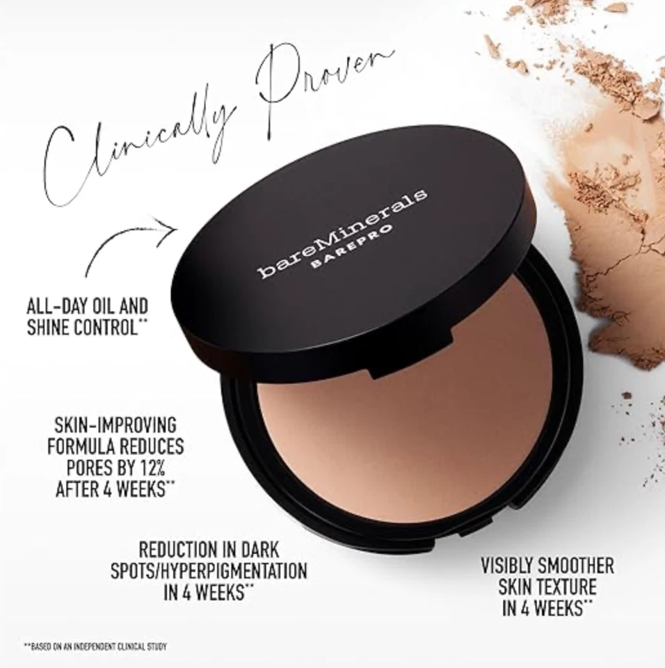 bareMinerals Barepro Skin-Perfecting Powder Foundation, Matte Pressed Powder - Image 3 of 4