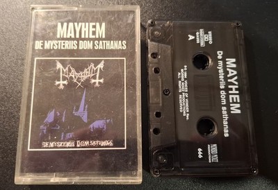 Mayhem   De Mysteriis Dom Sathanas 1994 MC Cassette First Press!!!