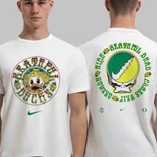 Grateful Dead X Oregon Ducks, Ducks Roses Two Sided T-Shirt