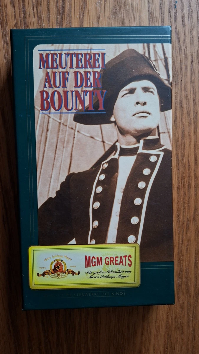 Meuterei auf der Bounty VHS Marlon Brando MGM Greats EAN 4012878105790 C6