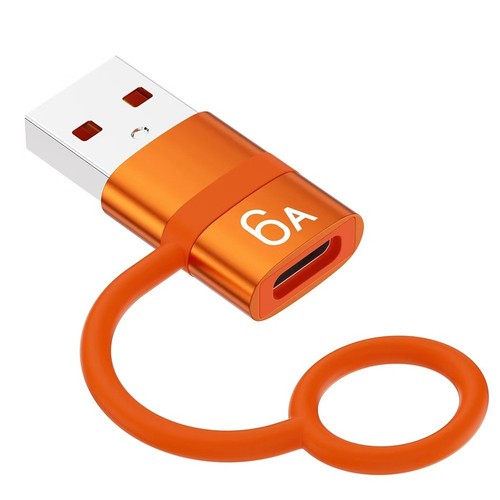 Adaptateur USB-A Mâle Vers USB-C Femelle - Aluminium - Compact - Pour Charge Et Données - Neuf