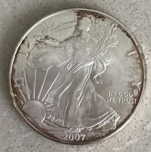 2007 U.S. Mint American Eagle- 1 oz Silver .999 Fine $1 Coin Uncertified