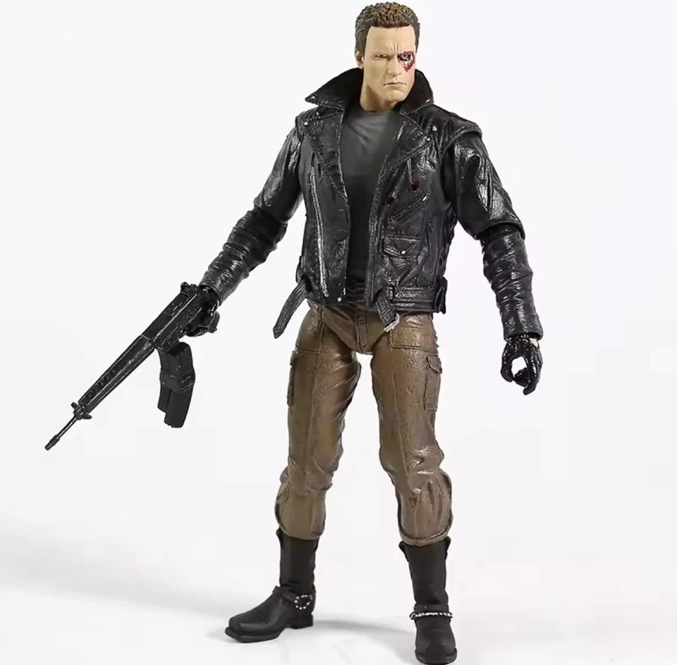 NECA Terminator 2 Judgment Day T-800 Arnold Schwarzenegger Action Figures - Image 2 of 4
