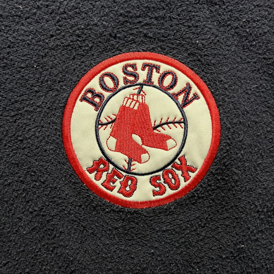 VINTAGE 90’S BOSTON RED SOX TRUE FAN HEAVY THICK WARM LARGE SWEATER - Image 4 of 4