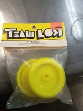 VINTAGE TEAM LOSI Y0851 BRIGHT YELLOW YO-YO HALVES