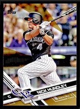 2017 Topps Nick Hundley Gold #108 -/2017 - Colorado Rockies