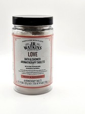 J.R. Watkins Love Bath  Shower Aromatherapy Tablets Peony  Patchouli 6ct