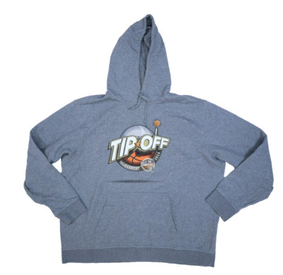 Nike 2015 Hall of Fame Basketball Tip Off Gray Graphic Pullover Hoodie Mens XXL