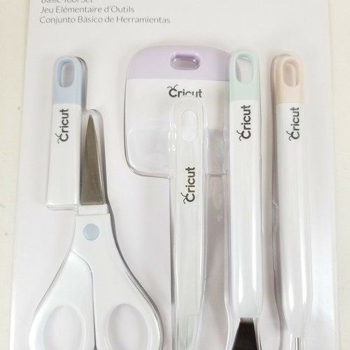 Cricut Basic Tool Craft Vinyl Weeding Precision 5pc Set Crafting Multi Color New - Picture 8 of 8