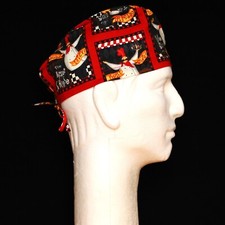 Coffee House Chef Theme Scrub Hat