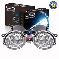 2x White Led Fog Lights Driving Lamp For 2008-2013 Lexus Lx570 Bumper Lamp 2x White Led Fog Lights Driving Lamp For 2008-2013 Lexus Lx570 Bumper Lamp