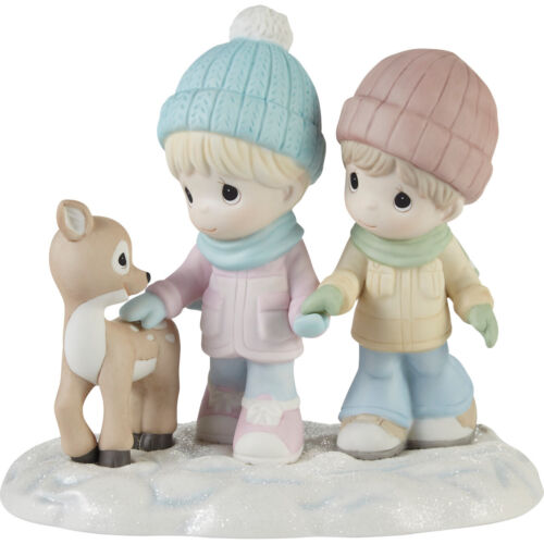 Figurine Precious Moments - A Winter Walk Is Warmer With You Love 231038 - Photo 1 sur 4