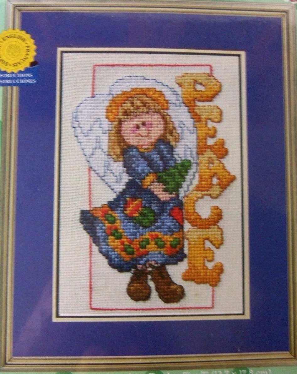 Peace Angel The Spirit of Christmas by Janlynn Cross Stitch Chart