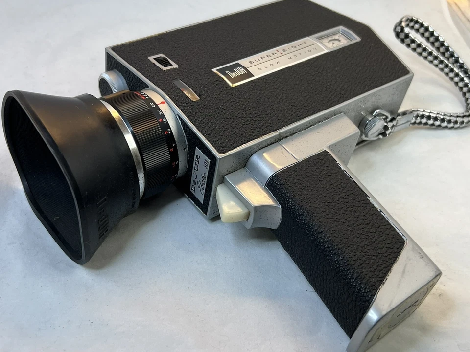 Винтажная зеркальная кинокамера DeJur Super 8 мм с коробкой/крышкой объектива/руководством - Изображение 2 из 4