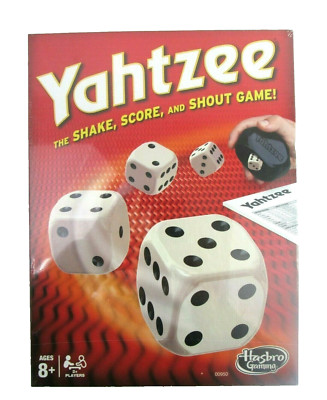 Yahtzee Dice Game 2014 New In Box Sealed Complete Hasbro 2 Player Ages 8 & Up
