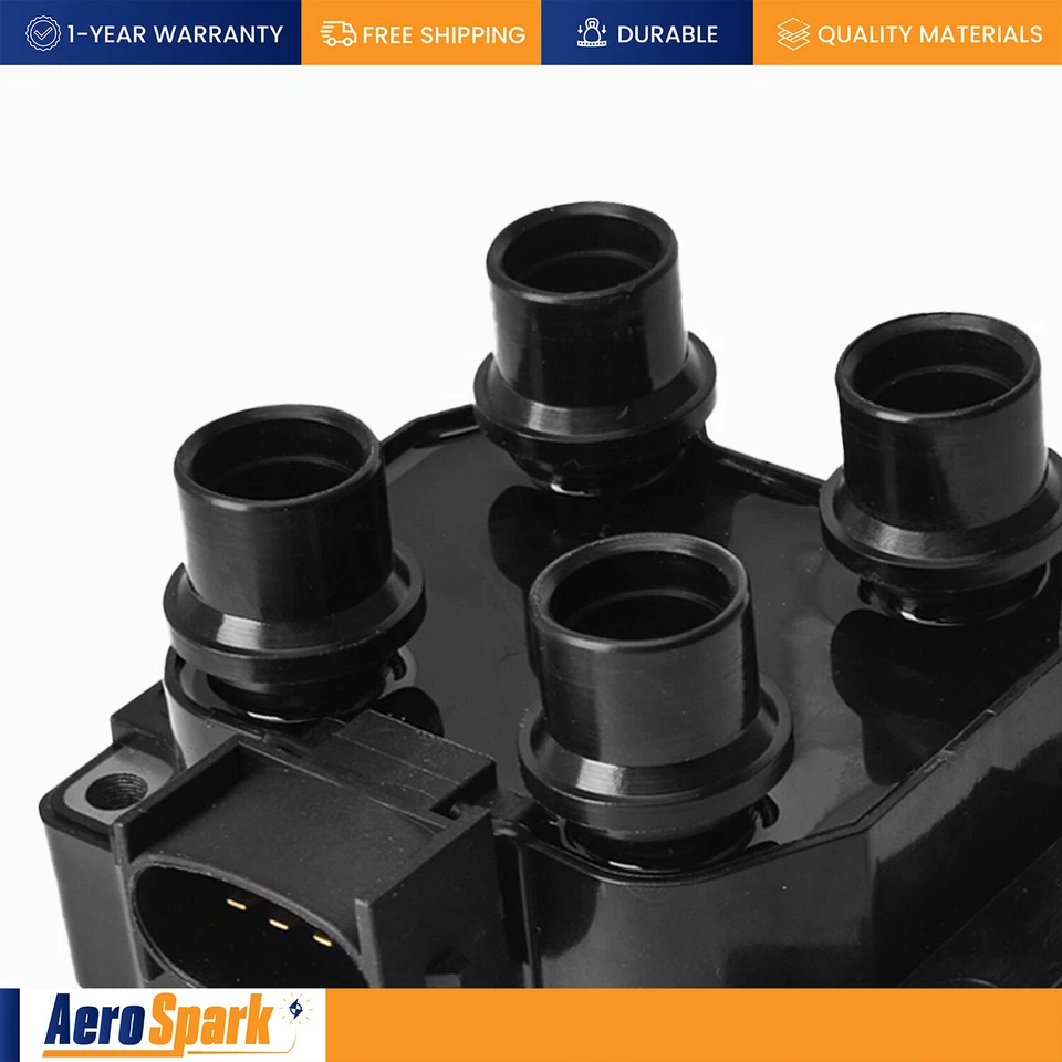 2 Ignition Coil & 8 Motorcraft Spark Plug & Wire Set for Ford F-150 4.6L FD487 - Image 3 of 4