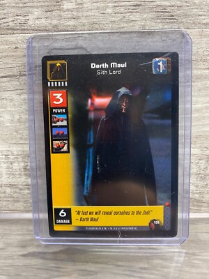 Young Jedi CCG - MODM - Darth Maul - Sith Lord #106 Rare