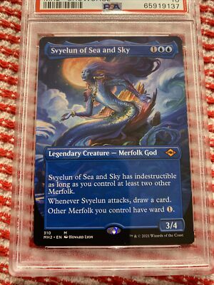 PSA 10 Pop 1 Gem BORDERLESS - MTG Svyelun of Sea and Sky MH2