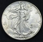 1940 Walking  Liberty Half Dollar, AU+ Condition, Lots of Original Luster!